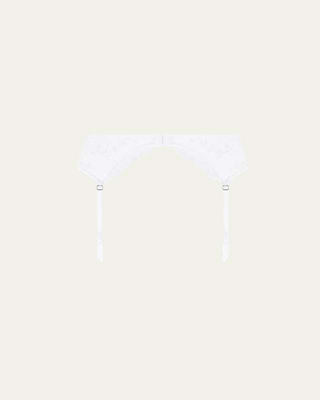 Source Beaute Embroidered Lace Garter Belt